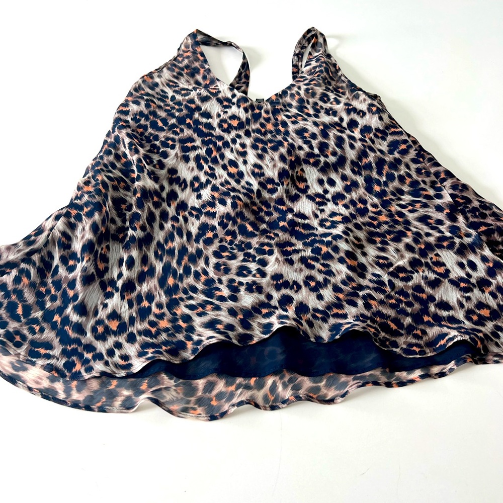 Plastic island Flowy tank top